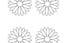 Free Printable Daisy Templates Daisy Shape Flower PDFs