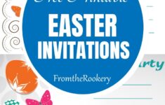 Free Printable Easter Party Invitations