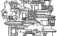 Free Printable Encanto Home Coloring Page Sheet And Picture For Adults And Kids Girls And Boys Babeled