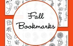 Free Printable Fall Bookmarks To Colour The gingerbread house co uk