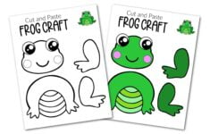 Free Printable Frog Craft Template Simple Mom Project