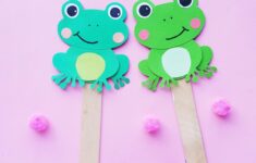 FREE Printable Frog Paper Puppet Template Rainy Day Mum Shop