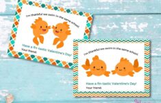 Free Printable Goldfish Valentines For Kids Mommy Snippets