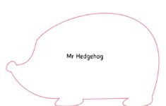 Free Printable Hedgehog Template The Sakura Tree PRINTABLES