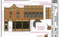 Free Printable Ho Scale Model Coffee Shop Ho Scale Buildings Model Trains Building