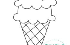 Free Printable Ice Cream Template Ice Cream Template Ice Cream Coloring Pages Ice Cream Crafts