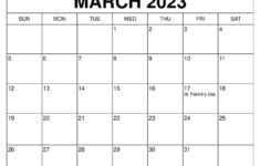 Free Printable March 2023 Calendar Templates With Holidays Wiki Calendar