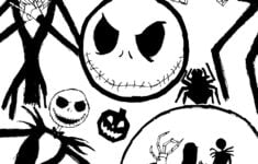 Free Printable Nightmare Before Christmas Coloring Pages Best Coloring Pages For Kids