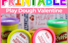Free Printable Play Doh Valentine Cards For Kids