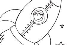 Free Printable Rocket Ship Coloring Pages For Kids