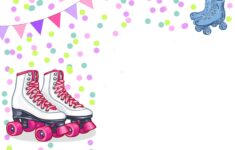 FREE Printable Roller Skates Invitation Templates Download Hundreds FREE PRINTABLE Birthday Invitation Templates