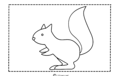 Free Printable Squirrel Templates Lil Tigers