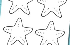 Free Printable Starfish Template Outlines For Best Ocean Crafts