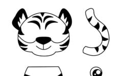 Free Printable Tiger Craft Template Simple Mom Project