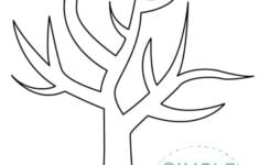 Free Printable Winter Tree Template Simple Mom Project