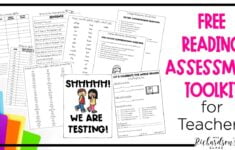 FREE Reading Assessment Tools For Teachers For Easier Testing