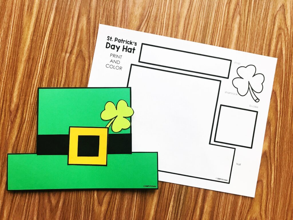 Printable Leprechaun Hat Template Free Printable