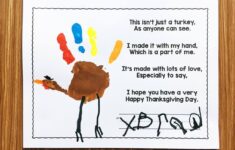 Free Turkey Handprint Poem Simply Kinder