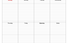 Free Weekly Planners In PDF Format 20 Templates