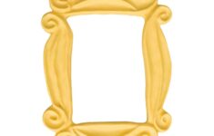 Friends Peephole Yellow Picture Frame Replica Walmart Yellow Picture Frames Friends Picture Frame Friends Door Frame