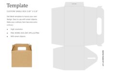 Gable Box Template 5 81 x2 9 By Ariodsgn TheHungryJPEG