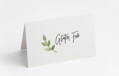 Gluten Free Printable Table Sign