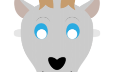 Goat Mask Template Free Printable Papercraft Templates