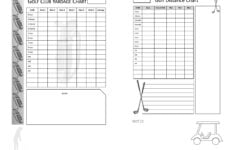 Golf Log Book Tracker Stats Score Distance PDF Printable Etsy de