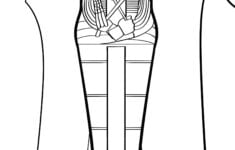 Great Coloring Page Sarcophagus Ancient Egypt Free Coloring Pages
