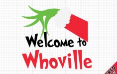 Grinch Welcome To Whoville Svg Cricut Digital Vector Cut File Etsy