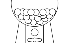 Gumball Machine Coloring Page Free Printable Coloring Pages