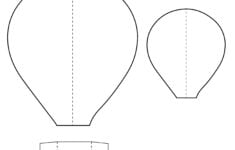 Handmade 3D Paper Hot Air Balloons With Free Template Hot Air Balloon Craft Balloon Template Balloon Crafts