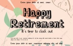 Happy Retirement Card Template Creative Background Template Download On Pngtree
