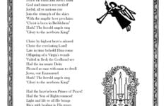 Hark The Herald Angels Sing Lyrics Tim s Printables