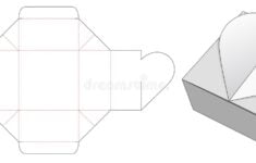 Heart Packaging Box Die Cut Template Stock Vector Illustration Of Cardboard Package 174123083