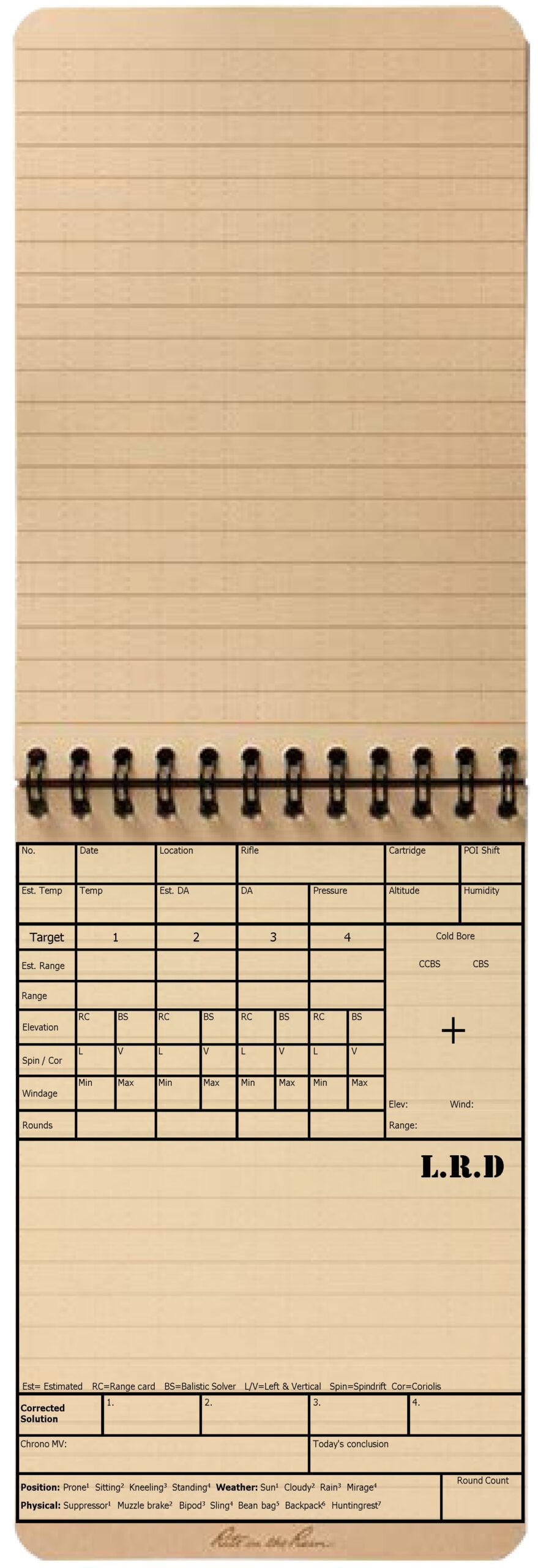  Printable Shooting Log Book Template Free Printable