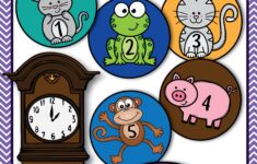 Hickory Dickory Dock Nursery Rhyme Song Props Nursery Rhymes Activities Nursery Rhymes Preschool Activities Nursery Rhymes Preschool