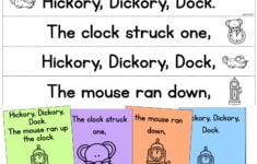 Hickory Dickory Dock Printables Top Teacher