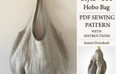 Hobo Bag PDF Sewing Pattern Instant Download Pattern Etsy de