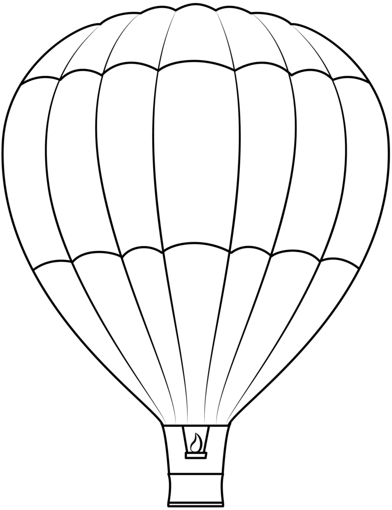 Hot Air Balloon Printable Template Free Printable Papercraft Templates