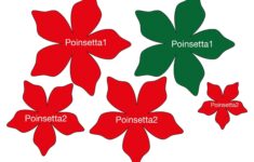 How To Make A Poinsettia Decoration with Free Template BERNINA Blog