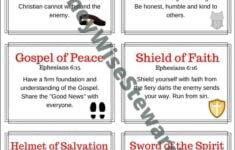 How To Put On The Full Armor Of God Plus Free Printable