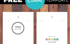 How To Use Necklace Cards FREE Printable Necklace Card Template Studio 73 Designs