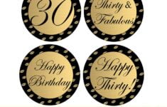 Instant Download 30th Birthday Cupcake Toppers 30th And Etsy Sweden