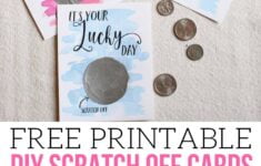 It s Your Lucky Day Free DIY Scratch Off Cards The Crazy Craft Lady