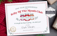 Jelly Of The Month Club Download Printable Jelly Of The Month Etsy de