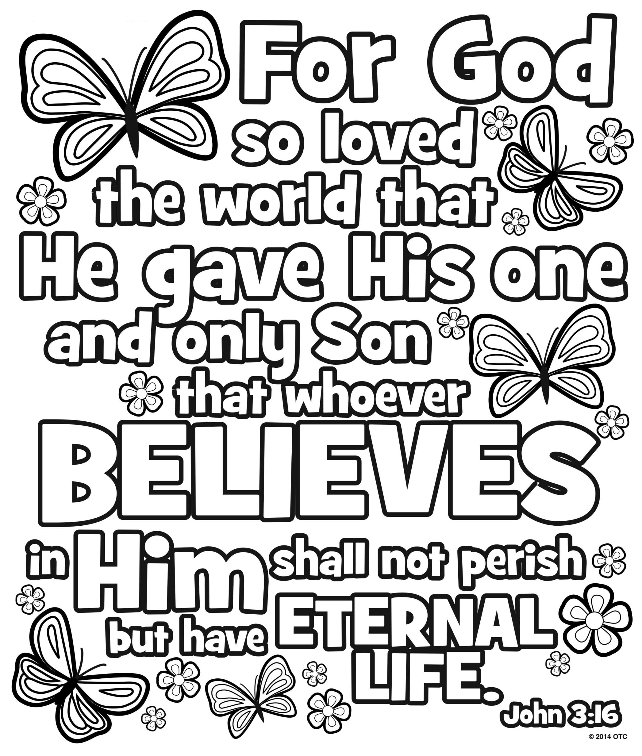 John 3 16 Free Printable Free Printable