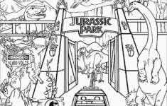 Jurassic Park Gate Coloring Pages ColoringBay Coloring Home