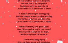 Let It Snow Printable Lyrics Origins And Video