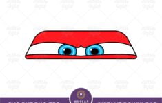 Lightning Mcqueen Eyes SVG Cars Cartoon Vectorency